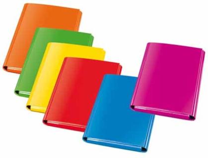 Heftbox A4 -VELOCOLOR - sort gelb,rot,grün,blau,pink, orang