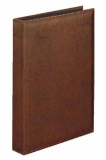 Ringbuch A4 -Exquisit- braun 4-Ring 16mm
