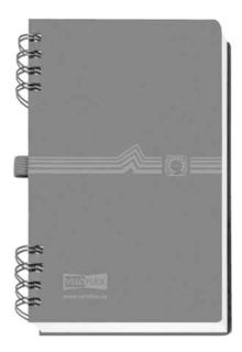 Telefonringbuch mit Spiralbind A6 schwarz