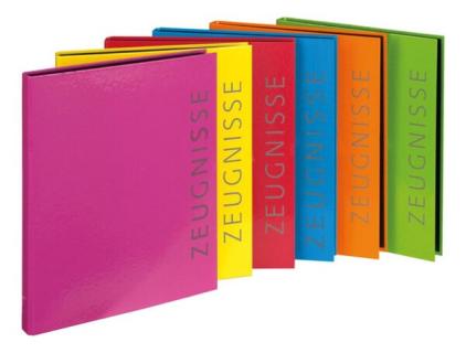 Ringbuch A4 Zeugnisse Velocolo 6 Farben sortiert