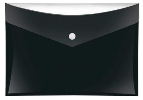 Sammeltaschen DIN A5 schwarz mit zusätzlicher Tasche