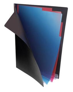 Registermappe Diamond A4 3-tlg mit Gummizugverschluss