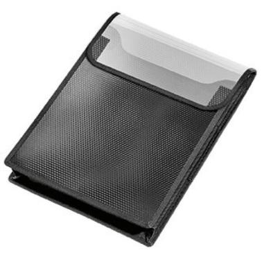 VELOBAG Heftbox A4 schwarz hoch mit Klettverschluss