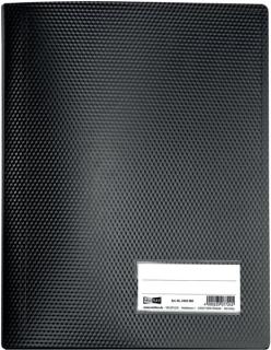 Sichtbuch Diamond, DIN A4, schwarz, 20 Hüllen, PP-Vollkunststoff, Hüllen