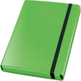 Sammelbox Velocolor A4, hellgrün, 3 feste Innenklappen, Gummiband,