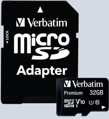 VERBATIM 32 GB SD Micro (SDHC) Class 10