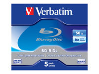 VERBATIM MED BD-R 50GB 6x 005er JC