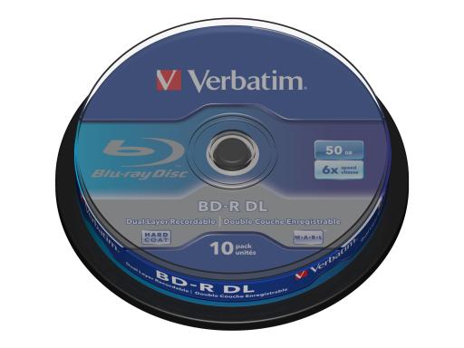 VERBATIM MED BD-R 50GB 6x 010er CB