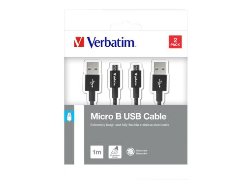 VERBATIM MICRO B USB CABLE SYNC und CHA