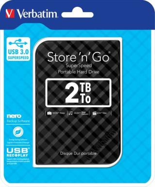 VERBATIM Store 'n' Go  2.5 2TB Black