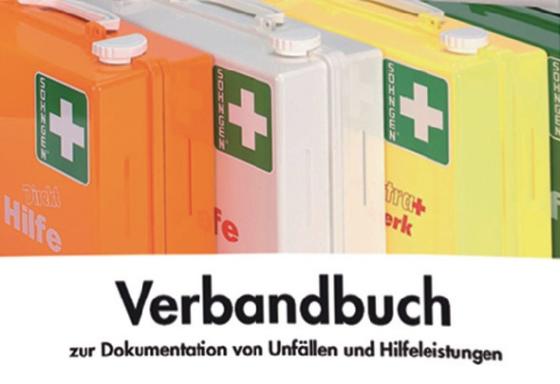 Verbandbuch DIN A5 Dok. v. Betriebsunfällen Aufbewahrungspflicht 5 Jahre SÖHNGEN