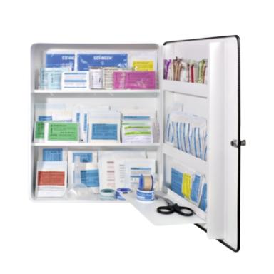 Verbandsschrank Schule XS - XXL, weiß |  452 x 552 x 170 mm Erste-Hilfe-SCHULE XS-XXL MADRID (für alle Altersstufen)