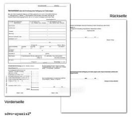 Vermerk ü.d. Errichtung e. Verfügung v. Todes wegen, DIN A4, 2-seitig, Vermerk ü.d. Errichtung e. Verfügung v. Todes wegen, DIN A4, 2-seitig,