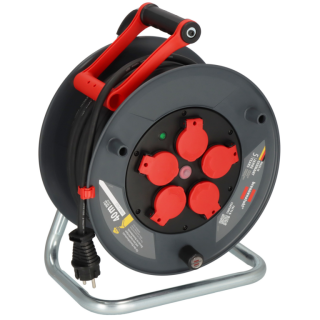 BRENNENSTUHL 9232400100 Kabeltrommel 40 m Schwarz Schutzkontakt-Stecker
