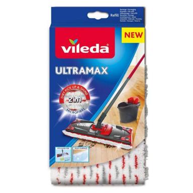 Vileda UltraMat/UltraMax 2in1-Microfaser-Mopp | 38 cm <br>Material: Mikrofaser, Aufnahme: Tasche, passend zu Artikel 62355