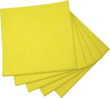Vlies-Allzwecktuch, gelb, 38 x 38 cm 