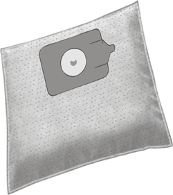 Vliesstaubbeutel Hepa-FLO, Nu1m Ersatzfilter | 10 Stück passend für Numatic-Sauger, Reinhold-Sauger