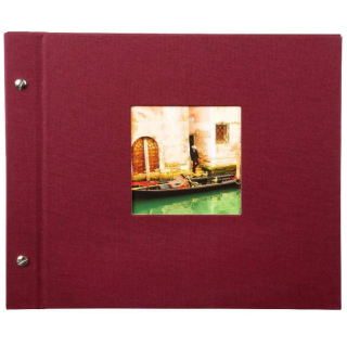 GOLDBUCH Bella Vista bord. 30x25 Schraubalbum 40 schwarze Seiten