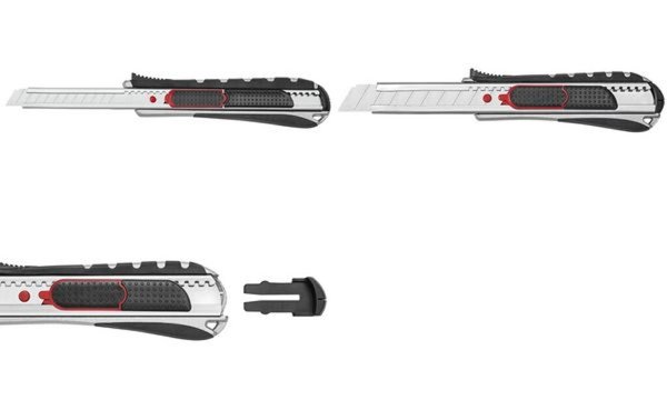 WEDO Cutter 2-in-1, Klinge: 9 mm, s chwarz/rot (62007009)