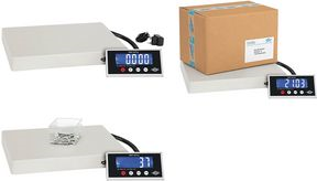 WEDO Elektronische Paketwaage Paket 100 Plus, 100 kg aus Aluguss, pulverbeschic