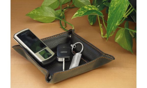 WEDO Hosentaschen-Depot, aus Kunstleder, braun