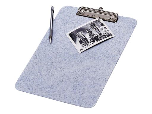 WEDO Klemmbrett, DIN A4, aus ABS-Kunststoff, granit abgerundete Ecken, vernicke