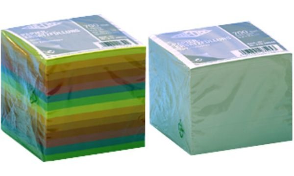 WEDO Zettelboxeinlage, 99 x 99 mm, weiß, 700 Blatt lose eingeschweißt (270 2654