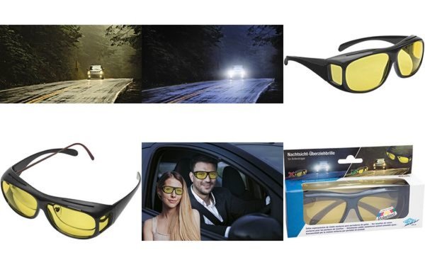 WEDO Überzieh-Nachtsichtbrille für Autofahrer mit Brille (62714759)