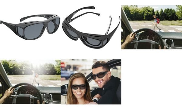 WEDO Überzieh-Sonnenbrille für Auto fahrer mit Brille (62714859)