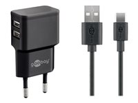 Image WENTRONIC_Goobay_USB-C_Dual_Ladeset_24A_bk_img5_4047100.jpg Image