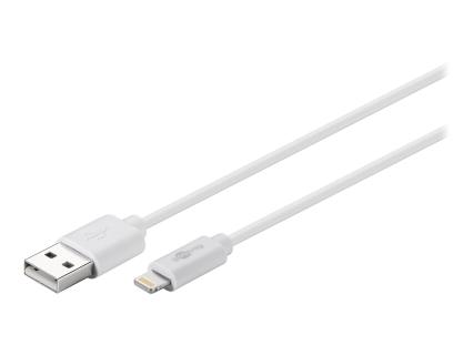 WENTRONIC goobay - Lightning-Kabel - Lightning (M) bis USB (M) - 50cm - weiß (7