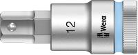WERA Innen-Sechskant Steckschlüssel-Bit-Einsatz 12 mm 1/2" (12.5 mm) Produktabm