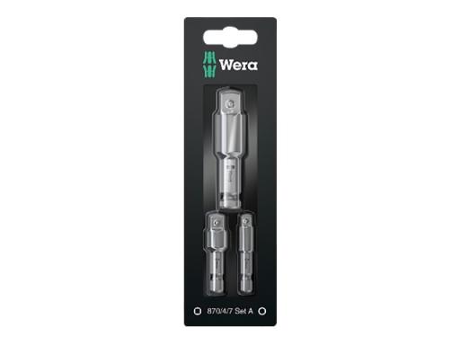 WERA Steckschlüssel Satz 870/4/7 SetA SB