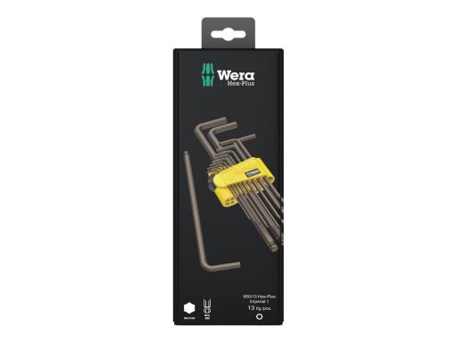 WERA Winkelschlüsselsatz 950/13 Hex+ | BlackLaser