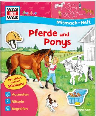 WIW Junior Mitmach-Heft: Pferde & Ponys, Nr: 978-3-7886-2000-4