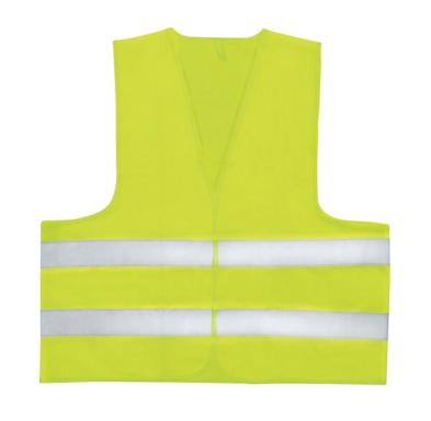 Warnweste, Einheitsgröße, gelb Hochsichtbare Warnkleidung, Polyester