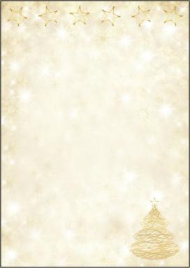 Weihnachts-Motiv-Papier A4 90 g/qm Gracefull Christmas m. allen InkJet-
