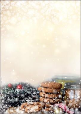 Weihnachts-Motiv-Papier, A4, 90g Winter Smell, mit Duft nach Zimt