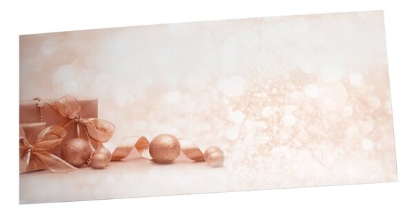 Weihnachts-Umschlag Golden Dream gummiert, Spezialpapier, Innendruck