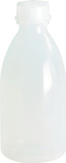 Weithalsflasche H.177mm D.75mm PE (LDPE) natur Einfüllöffnung-D.19mm Inh.500ml
