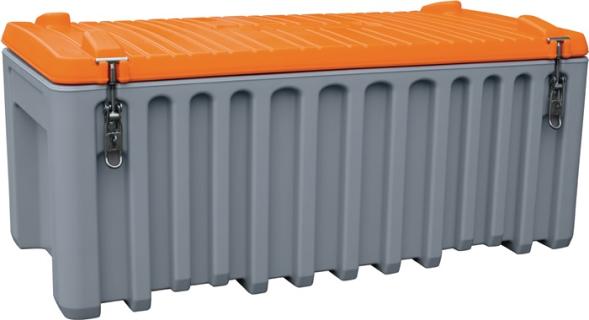 Werkzeugbox B1200xT600xH540mm PE grau/orange 250l