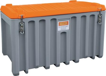 Werkzeugbox B1200xT790xH750mm PE grau/orange 400l
