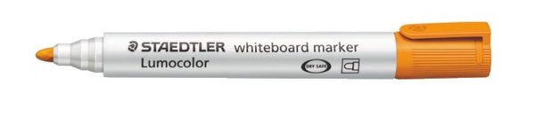 Whitboardmarker Lumocolor 2 mm Rundspitze orange nachfüllbar