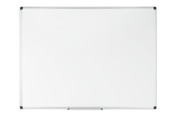 Whiteboard 120 x 90 cm mit Aluminiumrahmen, leicht gerasterte