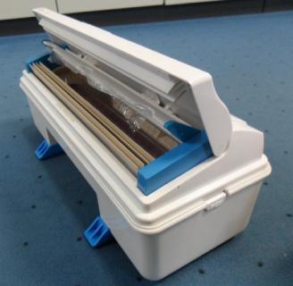 Wrapmaster 3000 | für 30-cm-Rollen Spender für 1 x 30 cm breite Frischhaltefolie, Alufolie, Backpapier