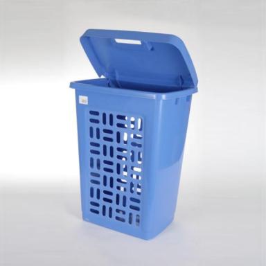 Wäschesammler/Wäschebox 60 Liter, 44 x 35 x 61cm | Farben:  Neu weiß. creme