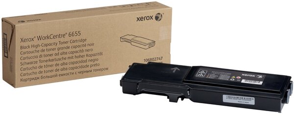 Toner Cartridge, HC, für Phaser 6655, schwarz, für ca. 7.500 Seiten