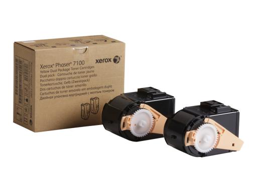XEROX Phaser 7100 2er Pack Gelb Tonerpatrone