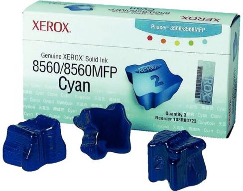 XEROX Phaser 8560MFP 3 Cyan feste Tinten