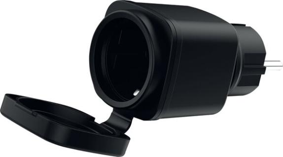 Smart WLAN Steckdose Außen Schwarz 1er Elektrogeräte Aussen smart steuern